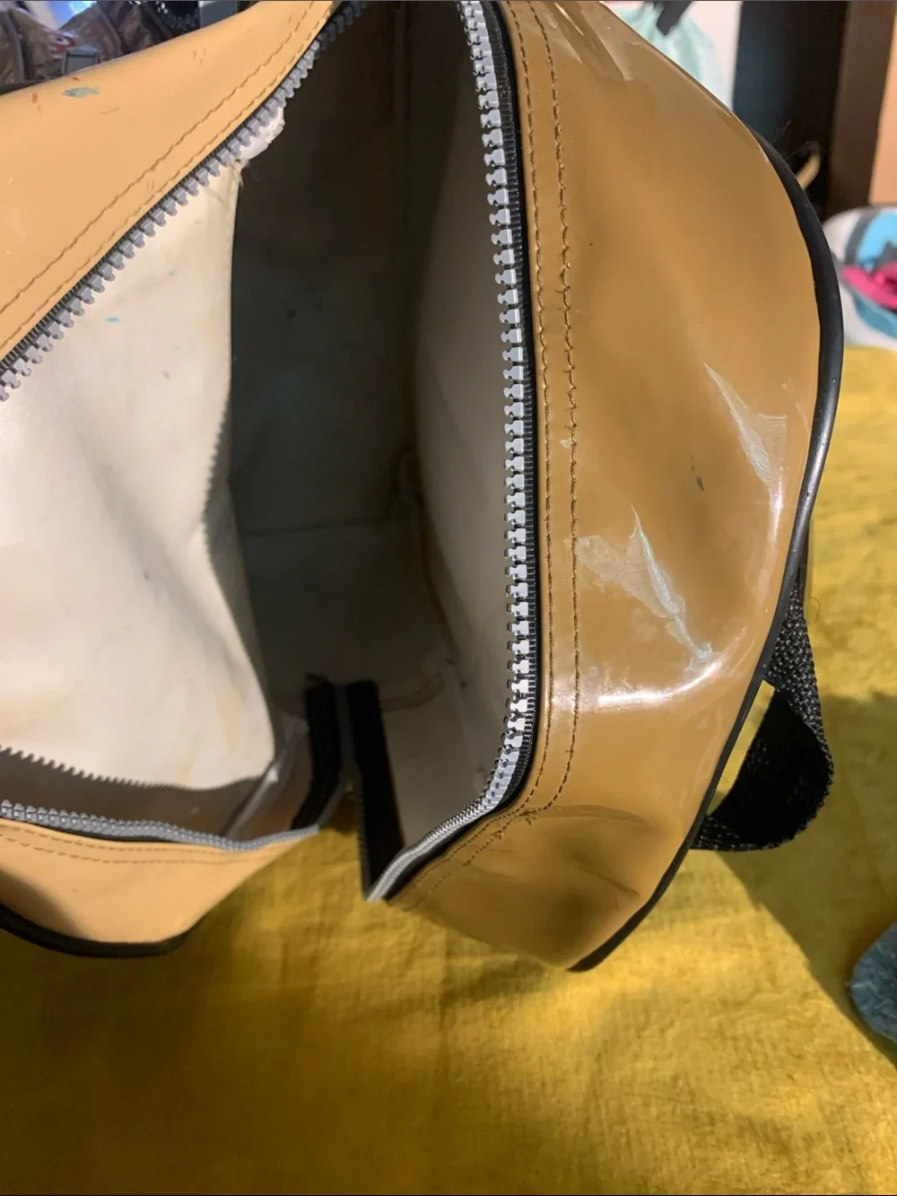 Western Chief Kids Cowboy Backpack in Tan & Black with Neon Accent